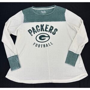 Green Bay Packers Fan Club, Thermal Long Sleeve T-Shirt - Women's 3X